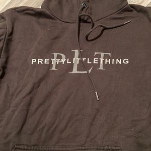 Gray pretty little thing sweatshirt.
